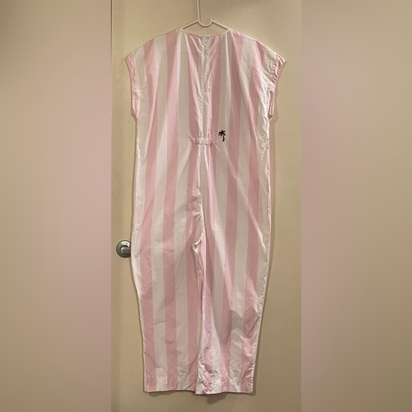 MADEWELL Mosswood Jumpsuit in Striped Pink White - Picture 6 of 11